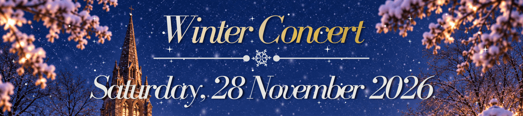 Vocal Sounds Winter Concert, Saturday 28 November 2026