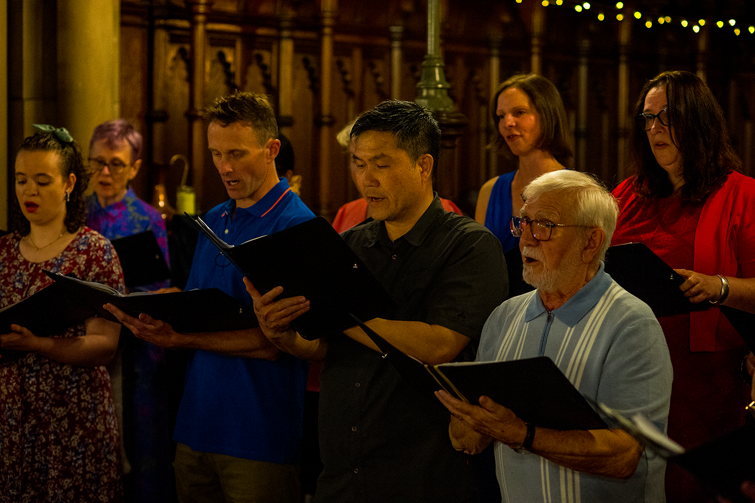 Choir members in full voice at Summer Concert 2026