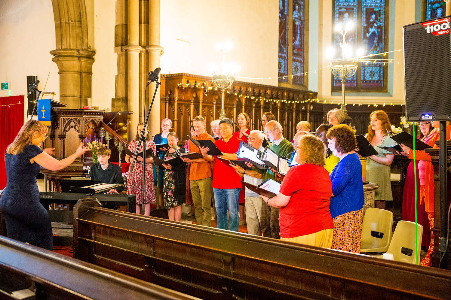 Choir members performing, Summer Concert 2026